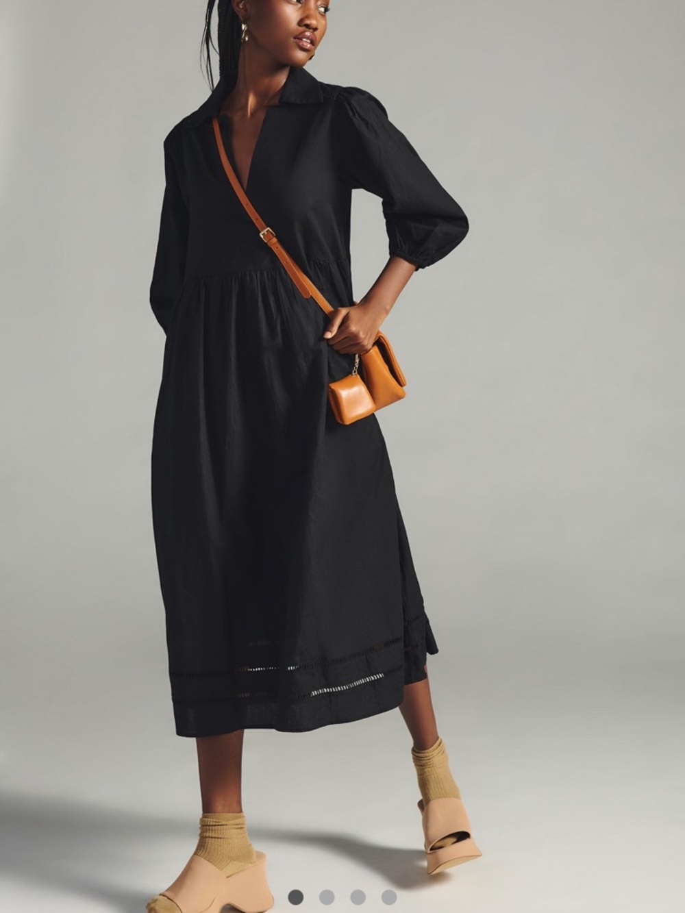 Anthropologie The Odell’s midi shirt dress